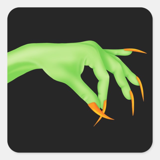 Witch's Hand Sticker (Front)