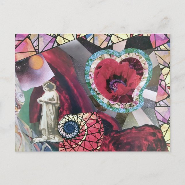 Witch's Heart Holiday Postcard (Front)