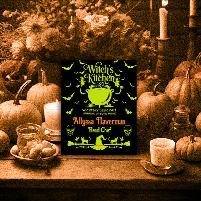 Witch's Kitchen Personalizable Halloween  Poster (Creator Uploaded)