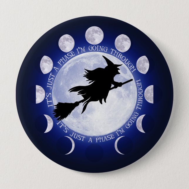 Witch's Moon Phase Badge (Front)