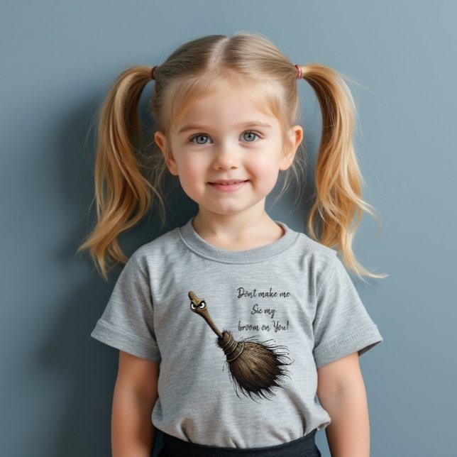 Witch's Pet Broom  Toddler T-Shirt (Good broom... he listens well.)
