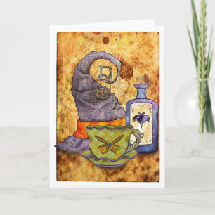 Witch's Tea Greeting Card