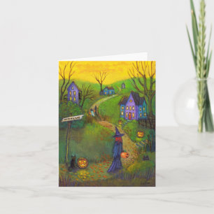 Witch's Way Note Card