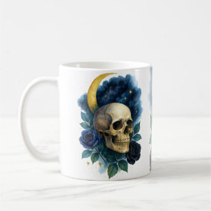 Witchy Aesthetic Gothic Floral Halloween Creepy  Coffee Mug