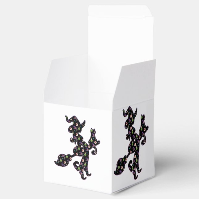 Witchy And Cat, Halloween Mood Favour Box (Opened)