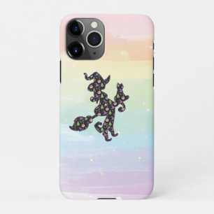 Witchy And Cat, Halloween Mood iPhone 11Pro Case