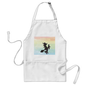 Witchy And Cat, Halloween Mood Standard Apron
