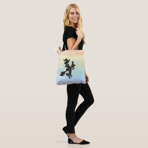 Witchy And Cat, Halloween Mood Tote Bag