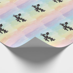 Witchy And Cat, Halloween Mood Wrapping Paper