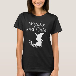 Witchy And Costume Halloween Graphic Novelty T-Shirt