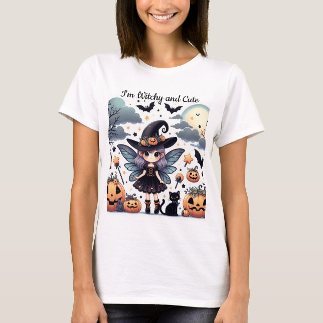 Witchy and Cute T-Shirt (1) (Front)