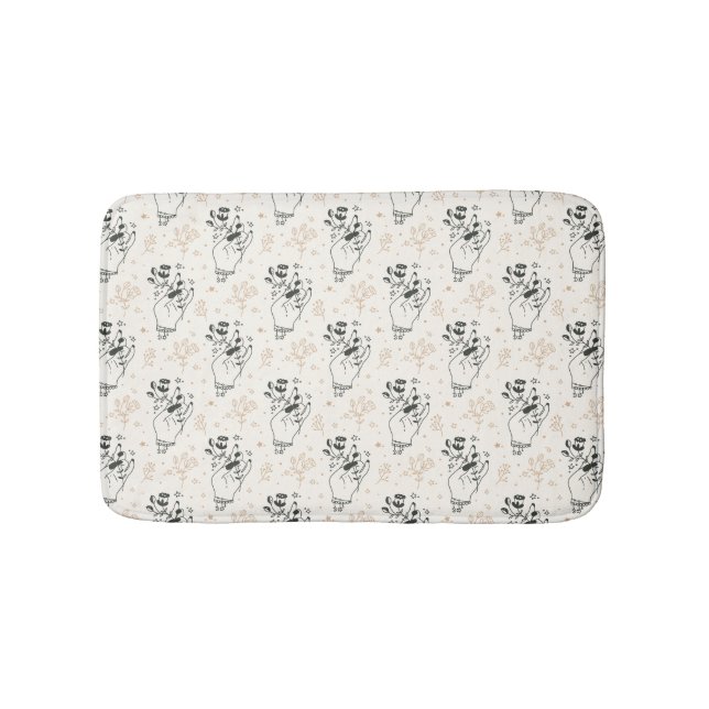 Witchy Bohemian Bath Mat (Front)