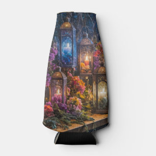 Witchy Boho Gypsy Candles Lanterns Mystical Bottle Cooler
