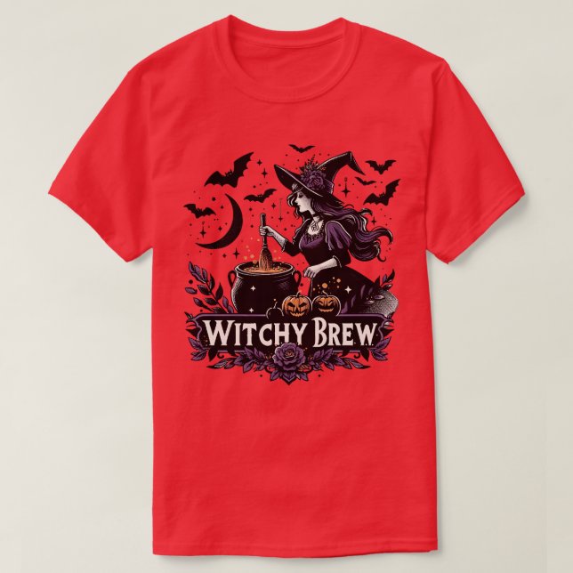 Witchy Brew 1 T-Shirt (Design Front)