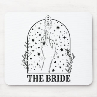 Witchy Bride Coven Matching Gothic Bachelorette Pa Mouse Pad