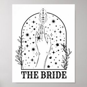 Witchy Bride Coven Matching Gothic Bachelorette Pa Poster