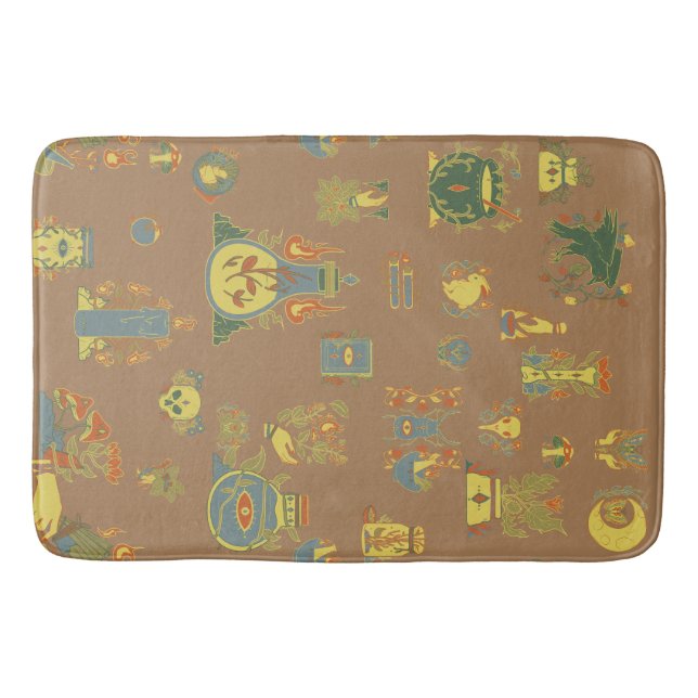 Witchy Business Vintage Art Bath Mat (Front)