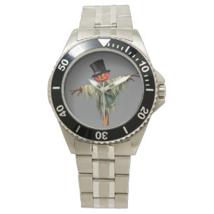 Witchy Charm: Halloween Stainless Steel Bracelet  Watch