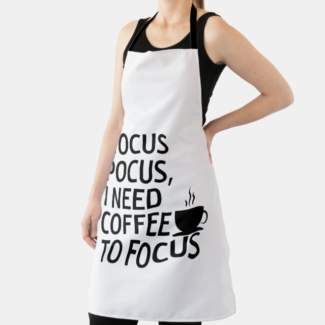 Witchy Coffee Halloween Apron (Insitu)