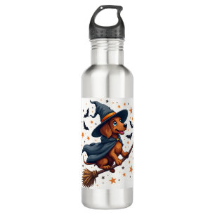 Witchy Dachshund Delight 710 Ml Water Bottle