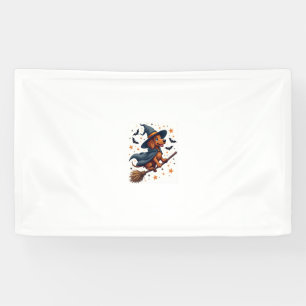 Witchy Dachshund Delight Banner