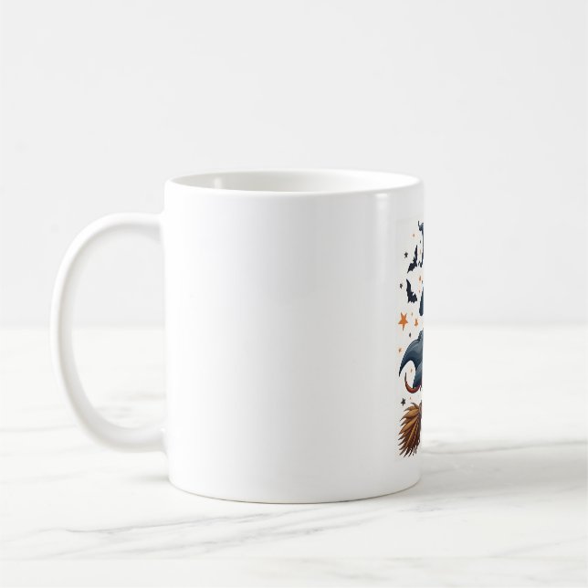 Witchy Dachshund Delight Coffee Mug (Left)