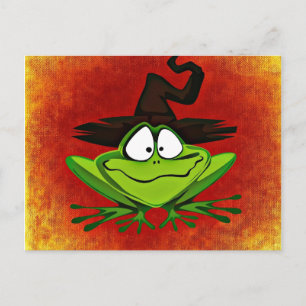 Witchy Frog Postcard