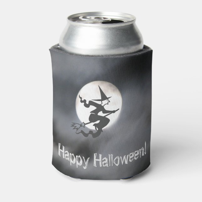 Witchy Full Moon Night  Can Cooler (Can Back)