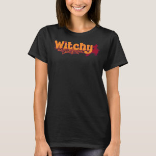 Witchy Funny Halloween Vibes T-Shirt