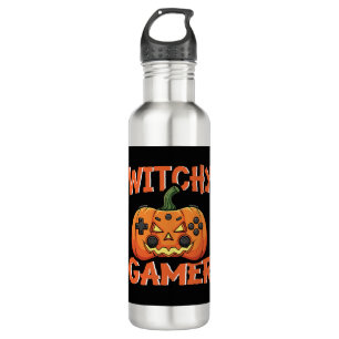 Witchy Gamer Halloween 710 Ml Water Bottle