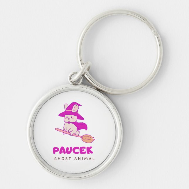 Witchy Ghost Keyring (Front)