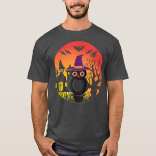 Witchy Gifts Halloween Owl Haunted Mansion Witchcr T-Shirt