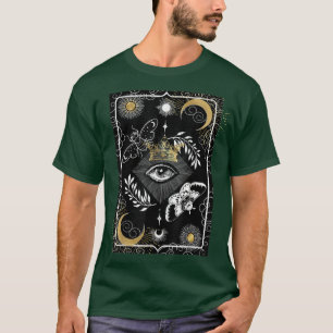 Witchy Goth Mystic Eye Vintage Fairy Grunge Distre T-Shirt