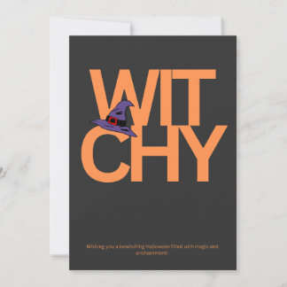 Witchy Halloween Invitation