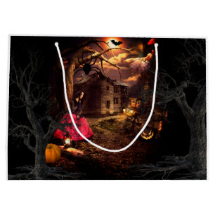 Witchy Halloween  Large Gift Bag