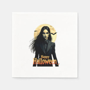 Witchy Halloween Night Napkin