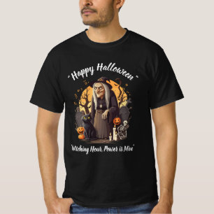 Witchy Halloween Vibes - Black- T-Shirt 🎃👻