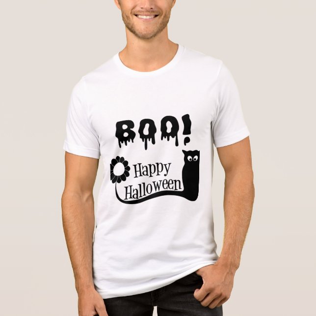 Witchy Kitty Tri-Blend Shirt (Front)