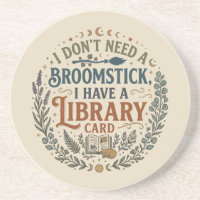 Witchy Librarian Library Card Book Lover Custom