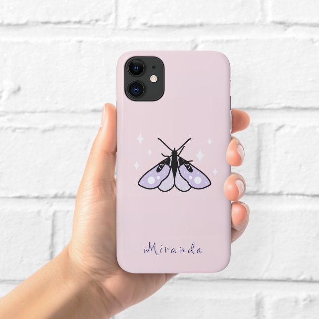 Witchy Moth Pink Phone Case (Creator Uploaded)