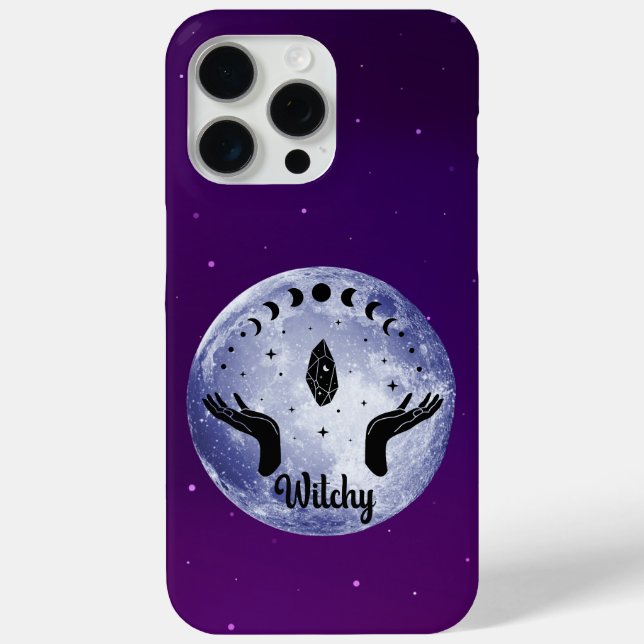 Witchy Night - Mystical Moon Phases Case-Mate iPhone Case (Back)