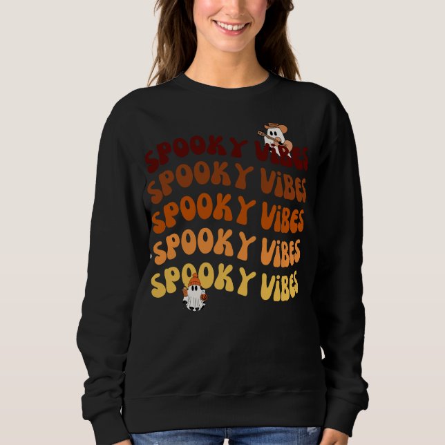 Witchy October Vibes Halloween Tee (Front)