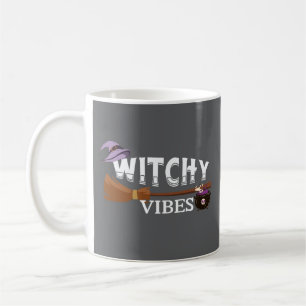 Witchy October Vibes Vibes T-shirt Halloween Tee Coffee Mug