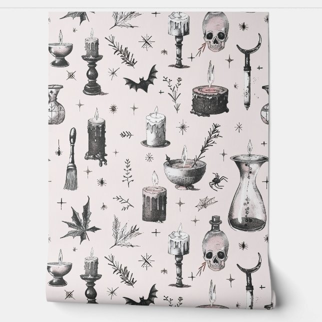 Witchy Peel and Stick Wallpaper  (Unrolling)