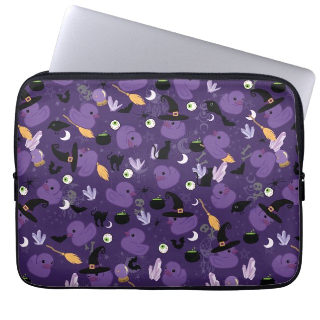 Witchy Rubber Ducks Electronics Bag (Front)