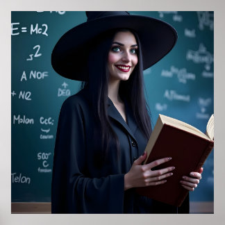 Witchy Science Teacher – Magical Classroom Poster