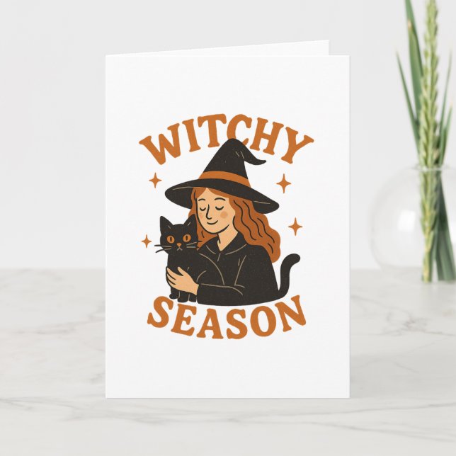 Witchy season card (Front)