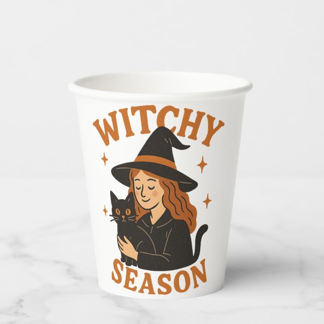 Witchy season paper cups (Front)
