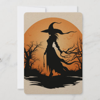 WITCHY SILHOUETTE [7] INVITATION