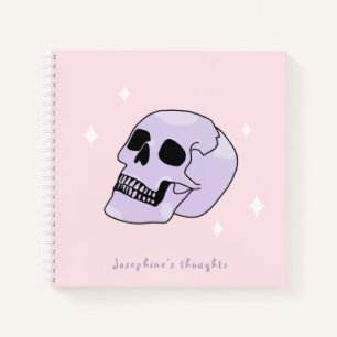 Witchy Skull Personalised Notebook